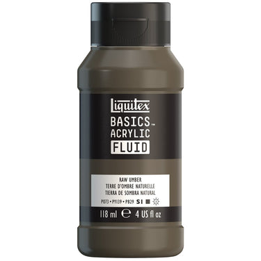 LQX BASICS FLUID ACRYLIC 118ML RAW UMBER 887452056096 [NA]
