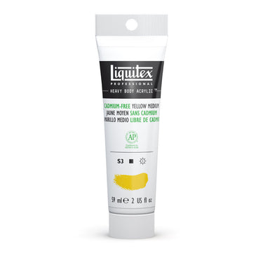 LQX HEAVY BODY 59ML - 890 - CADMIUM-FREE YELLOW MEDIUM 887452997214 - WHITE BACKGROUND