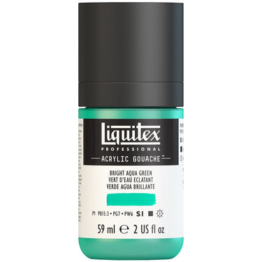LQX ACRYLIC GOUACHE 59ML 660 BRIGHT AQUA GREEN 887452999713