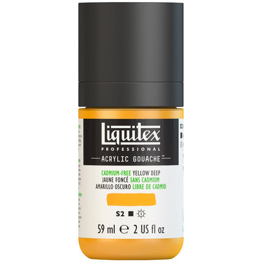LQX ACRYLIC GOUACHE 59ML 891 CADMIUM-FREE YELLOW DEEP 887452999447