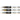 LQX ACRYLIC MARKER SET 3X 2-4MM IRIDESCENTS [CONTENTS] 887452003021
