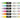 LQX ACRYLIC MARKER SET 6X 2-4MM VIBRANTS [CONTENTS] 887452993438