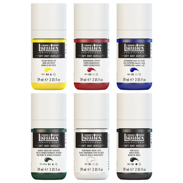 LQX ACRYLIC SOFT BODY SET 6X59ML MIXING [CONTENTS] 887452999140