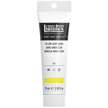 LQX HEAVY BODY ACRYLIC 59ML 411 YELLOW LIGHT HANSA 094376921991