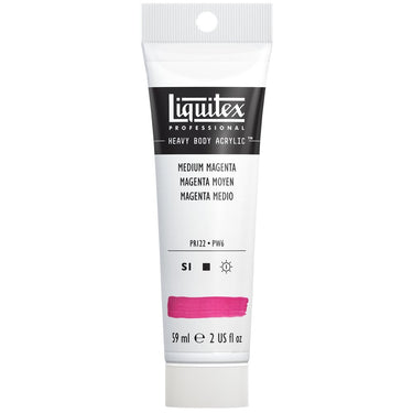LQX HEAVY BODY ACRYLIC 59ML 500 MEDIUM MAGENTA 094376922097