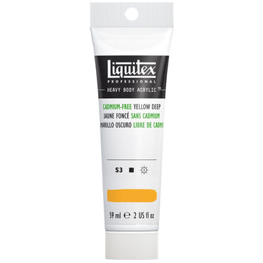 LQX HEAVY BODY ACRYLIC 59ML 891 CADMIUM-FREE YELLOW DEEP 887452997221
