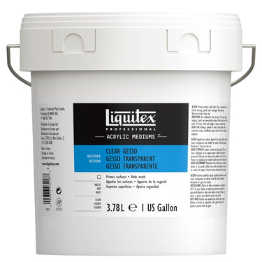 LQX ACRYLIC MEDIUMS 3.78L CLEAR GESSO 094376932188