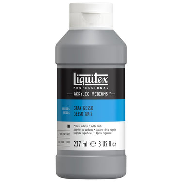 LQX ACRYLIC MEDIUMS 237ML GRAY GESSO 094376924008