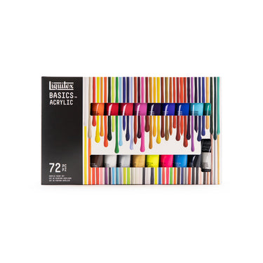 887452050209 LQX BASICS 72X22ML PAINT SET 887452031017 [FRONT]